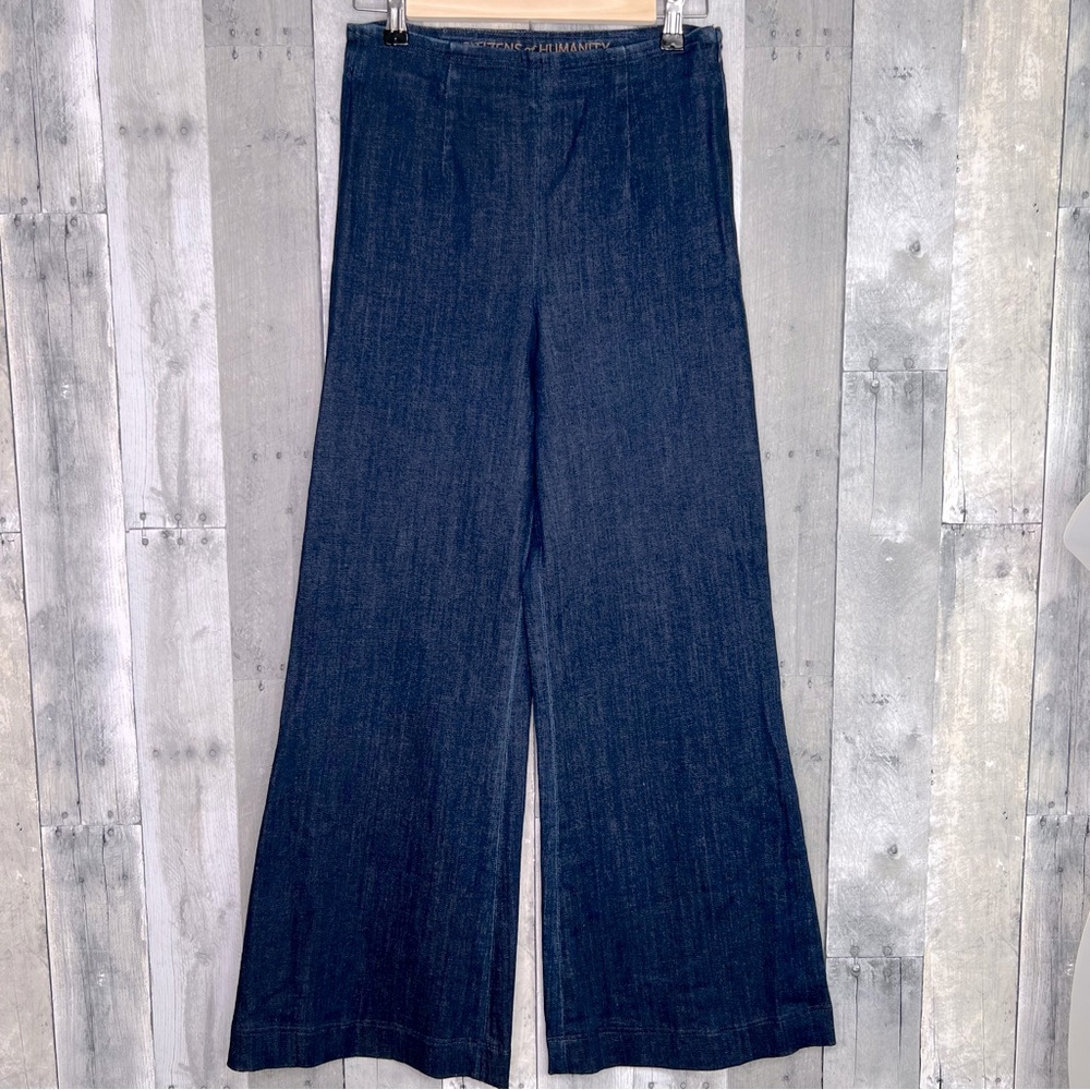 CITIZENS OF HUMANITY Indigo Blue Wide Leg Jeans Size 29